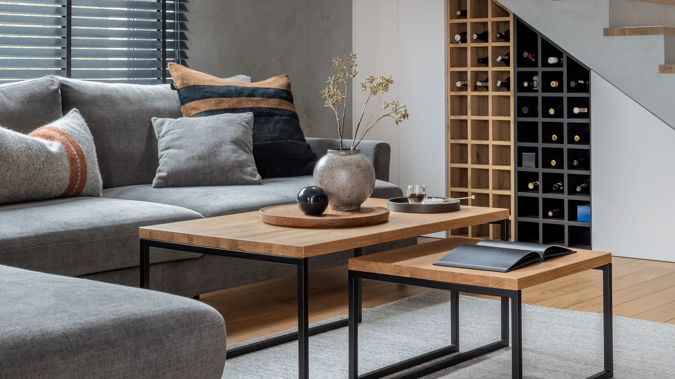 Contemporary Solid Teak Coffee Table Design Jepara