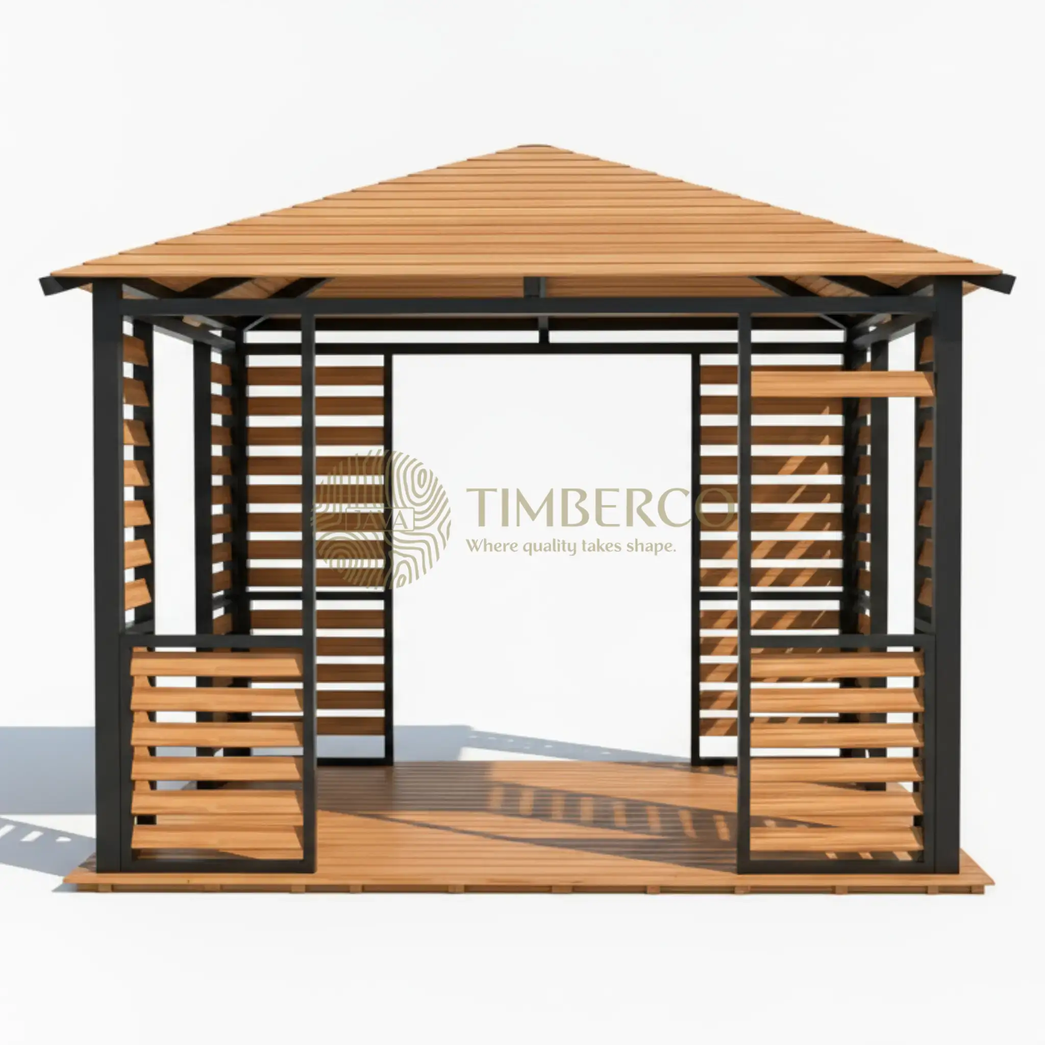 Louvered Gazebo - Code 001